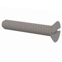 Essentra Components 50M060100H035 Slotted Countersunk 90 Slotted CSK Screw, M6 X 1 Thread, 35mm Lg