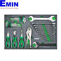 Bộ cờ lê, bộ kềm, và lục giác TOPTUL GED3421 (34 chi tiết)