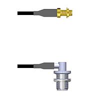 Amphenol Custom Cable Q-2Y01S0008144i RF Cable Assemblies SMA-SJB/N-RJB RG58 144I