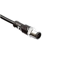 Amphenol LTW SM12A-05BMMM-SL8D03 Sensor Cables / Actuator Cables M12 Circular Metric Connector, A Code, Stainless, 4A, 05 pins, Male Connector, Male Contact, Straight, Screw Thread, Overmolded, Length 3000mm, IP68 / IP69K