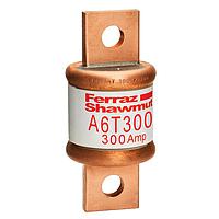 Mersen A6T300 패스트 액팅 클래스 T 퓨즈 퓨즈, 클래스 T, 패스트 액팅, 200kA AC, 100kA DC, 600VAC/300VDC, 300A
