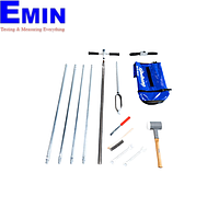 Eijkelkamp 04.02.SC 两件式凿钻套装-硬质土壤，锥形螺纹 (5 m)