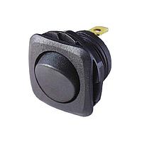 Shin Chin R13-135D-02-BB ロッカースイッチ 16A/125VAC; 10A/250VAC SPDT; ON-OFF-ON 0.187インチ正方形 ブラックボディ