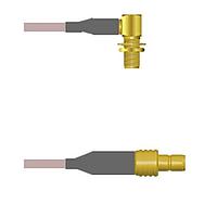 Amphenol Custom Cable Q-2Q03N000R048i RF Cable Assemblies SMA-RJB/SMB-SJ G316D 48I