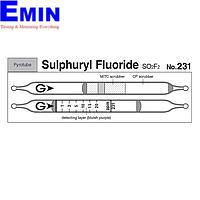 Gastec 231 Detector tubes Gas Sulphuryl Fluoride SO2F2 (1 ~ 20 ppm, Pyrotec Pyrolyzer 860)