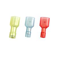 Đầu bấm đôi Nylon toàn phần, Đầu bấm đôi đực, 16-14 AWG, .032 x .187 KS Terminals MDFNYD2-187(8)