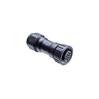 Amphenol LTW ACD-14BFFC-LL7SP0 Standard Circular Connector Ceres, Middle Size, Plastic, 5A, 14 pins, Female Connector, Female Contact, Straight, 2 Points Lock, Crimp, Field Installable, F6.0 - F8.0mm, IP67