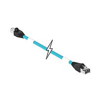 Molex 1201080609 Ethernet Cables / Networking Cables ENET RJ45/RJ45 2PR 50M TPE TEAL