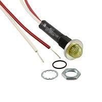 Đèn báo màu vàng khuếch tán lỗ gắn 3/8" VCC 6091M7-24V