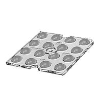 BJB Electric 35.116.1008-001-01 LED照明レンズ OptiSquare 4x4 - ワイド