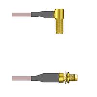 Amphenol Custom Cable Q-2S031000H010i RF Cable Assemblies SMA-RJB/SMA-SJB G142 10I