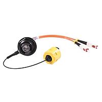 HARTING 33044110010002 Fiber Optic Cable Assemblies Expanded Beam Bulkhead D-Hole, 2 Channel - 2xSC, MM 50/125OM3, LSZH, 1m