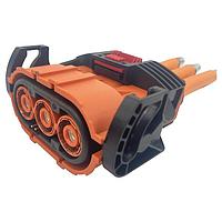 Đầu nối ô tô ePower-Lite, 5.7mm, phích cắm, 3 cực, rãnh khóa A, có che chắn EMI và HVIL, 16mm, ép cos Amphenol Industrial ELPA3A16