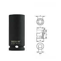 Yato YT-1035 Hexagonal deep impact socket 1/2" (15mm)