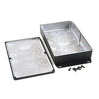 Hộp Đúc Nhôm Đúc Có Phần Viền 7.4x1.3x4.7 inch Màu Đen Hammond Manufacturing 1590WDDFBK