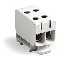 Khối Cầu Đấu Dẫn Điện HC UNVCLP TAP 2CKT XÁM/XÁM 150A Molex 201606-0660