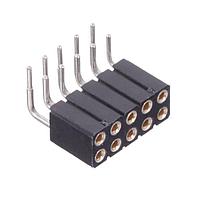 Mill-Max 803-43-010-20-001000 Socket 10P 4.5A R/A SOCKET DOUBLE ROW THRU HOLE