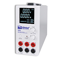 Bộ nguồn DC chuyển mạch ba đầu ra 100W GLOBAL 1403 (1.0 ~ 20 VDC; 0.25 ~ 5 A)