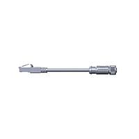 Amphenol LTW MSDS04FL-SPBML-SE010 Sensor Cables / Actuator Cables M12 Circular Metric Connector, D Code, Metal, 4A, 04 pins, Female Connector, Female Contact, M12 Straight-to-RJ Straight, Screw Thread, Overmolded Double Ended, Length 10000mm, IP68 / IP69K