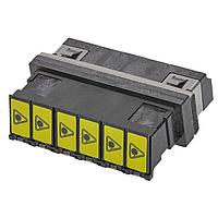 Đầu Nối Quang Học LC/UPC Adp Sáu Cổng Đen Ceramic (EMI) Thân Ceramic Ống Lót Căn Chỉnh Nhỏ Molex 106121-0217
