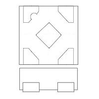 Bộ Chống Tĩnh Điện ESD 5V, 4 DÒNG, 7PF ESD Semtech UCLAMP0554T.TNT