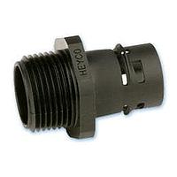 Heyco 9147 Flexible, Liquid Tight, Corrugated HF3C 1/2 BLK 1/2 NPT W/NUT