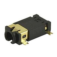 Same Sky (formerly CUI Devices) SJ2-25404B-SMT-TR Phone Connectors 2.5mm gold terminal 4conductr Tip switch