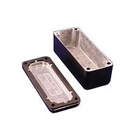 Vỏ hộp nhôm nhẹ 3.50x1.02x1.38" màu đen Hammond Manufacturing 1550WABK