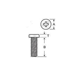 Vít lắp đặt 2.6X.45X6MM 1 cái = 1 chiếc Eagle Plastic Devices 48SM026