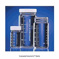 Wheaton WH.W216975 Bottle graduated, clear 500ml, w/tef lined pp cap