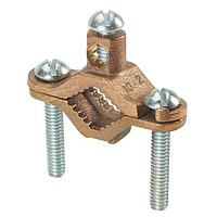 Panduit GPC2-2-L Grounding Clamp Bronze Ground Pipe Clamp, Water Pipe 1-1