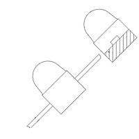 Đèn LED Đơn Màu Vàng 2.0V 10MA VCC 4307T7