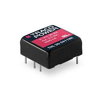 TRACO Power THL 30-2422WI 絶縁型 30W 9-36Vin +/-12V 1250mA 1X1 金属ケース レギュレーテッド