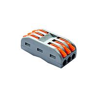 Amphenol Anytek TQT03210000G Fixed Terminal Blocks 3 in-3outBady/Gray+Lever/Orange