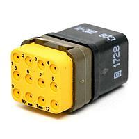 Đầu nối MIL Spec chữ nhật DMC-M 2MOD cái có khiên chắn màu đen mạ niken DEUTSCH - TE Connectivity DMC-MD42B23-01