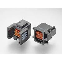 DEUTSCH - TE Connectivity ABC06N-22P-4048 Rectangular MIL Spec Connectors PLUG SHELL 10 SIZE 22 CONT PIN CLEAR