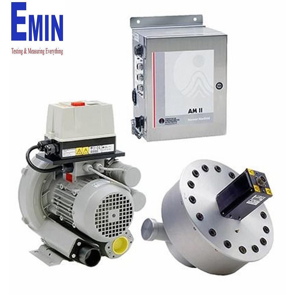 空氣微粒與粉塵監測設備示意