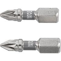 Bộ 2 mũi vít hoa thị phủ Niken YATO YT-78003 (PZ1x25mm, 1/4")