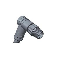 Amphenol LTW 8HP-05AMMM-SR7A03 Sensor Cables / Actuator Cables Guided M8 Circular Metric Connector, Plastic, 3A+1.5A, 05 pins, Male Connector, Male Contact, Right Angle, Screw Thread, Overmolded, Length 3000mm, IP67 Mated