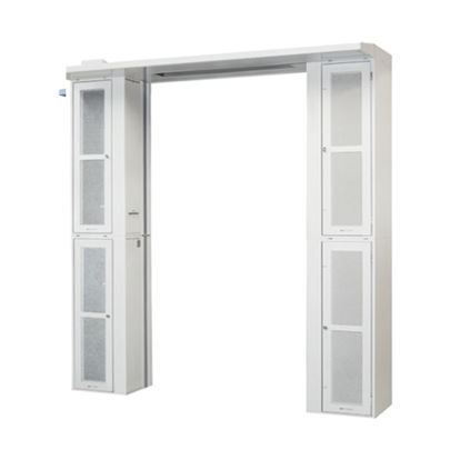 Thiết bị rèm cắt gió lắp tại khu vực cửa ra vào trong môi trường phòng sạch