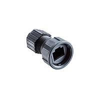 Nắp che tròn RJ45, kích thước lớn, dòng điện 1,5A, lắp đặt tại hiện trường, thẳng Amphenol LTW RJ-00BMMA-SL7003
