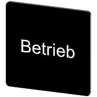 SIEMENS 3SU19000AE160AP0 Labeling Plate, Betrieb INSCR. LABEL, BLACK 27 X 27MM, BETRIEB