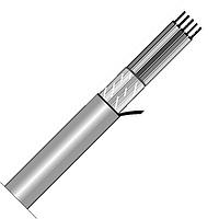 Dây dẫn 18 AWG 4 lõi 300V không có lớp chắn PVC, ứng dụng thương mại, theo foot cuộn - Màu đen Alpha Wire 5064C BK199