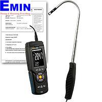Máy đo tốc độ gió dây nhiệt PCE HWA 30-ICA (0.3~30.0 m/s; 0~45 °C;  0~999900 m³/min; chứng chỉ ISO)