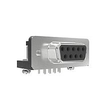 Đầu nối Receptacle D SUB chân dập Miniature FE Amphenol Commercial Products NFD17E09SAFC1DA