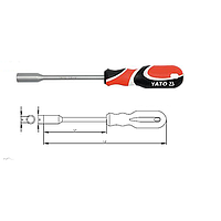Yato YT-1549 Socket wrench with handle 13mm