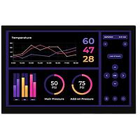 Riverdi RVT101HVHNWCA0 TFT 디스플레이 HB, IPS, 10.1", aTouch CG, ILI2132, HDMI