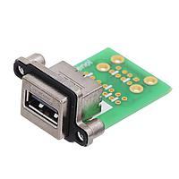 Đầu nối USB loại A chắc chắn USB A góc phải REC Amphenol Commercial Products MUSBAA1130