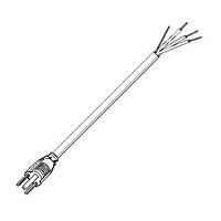 Dây Nguồn Không Có Ổ Cắm 18AWG PLUG-SVTS 6FT 7IN (2,0m) Màu Đen Volex 17720 10 B1