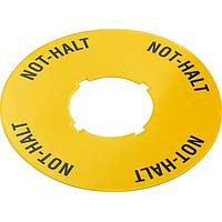 Nhãn phần cứng công tắc màu vàng đục RAFI 5.76.204.120/0400